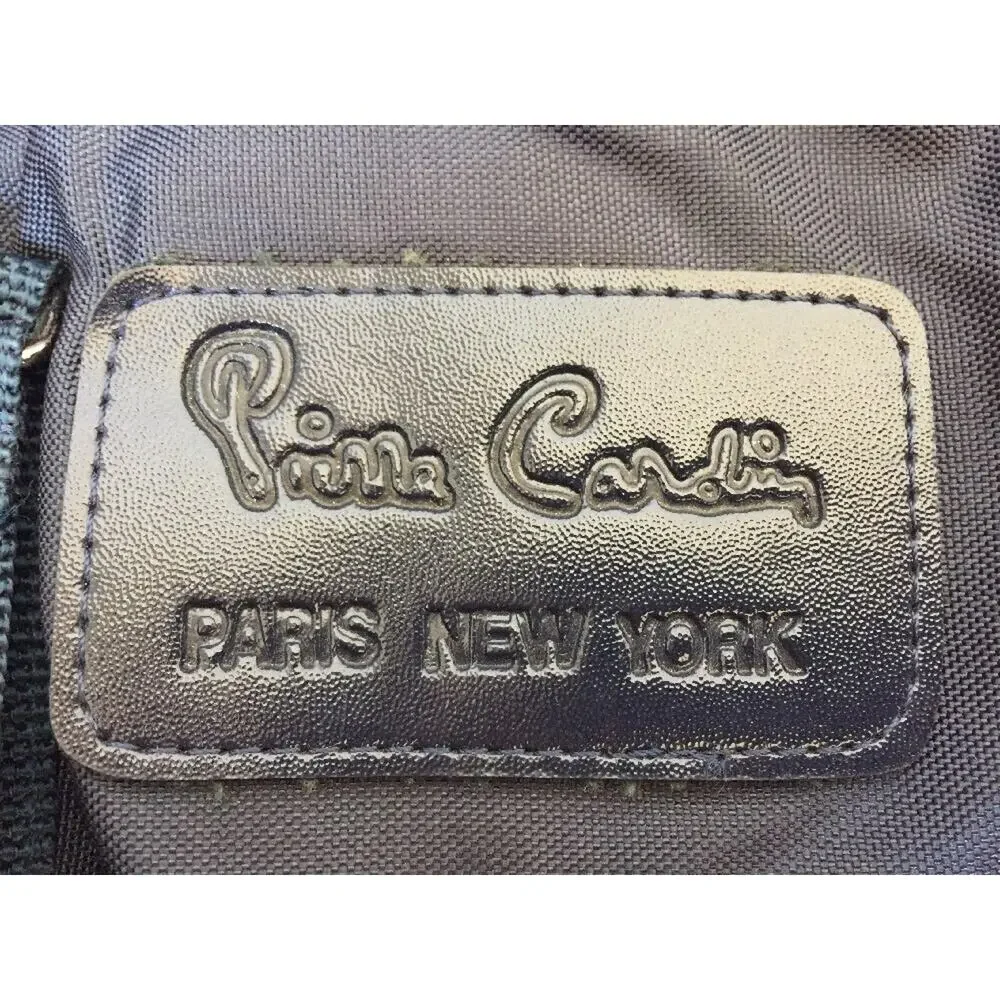 Vtg Pierre Cardin Navy Shoulder Strap Cross Body Carry On Duffle Bag Luggage 17
